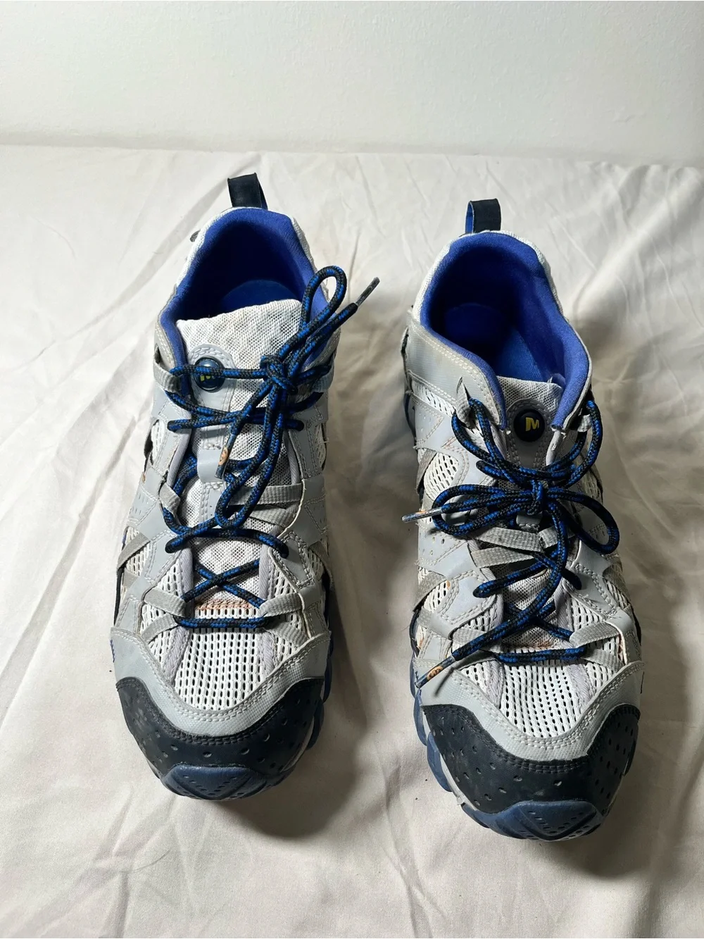 Merrell WaterPro Maipo Gray and Navy Men's Hiking Shoes